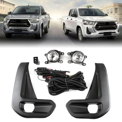 ABS Plastic Fog Lamp Driving Light for Toyota Hilux (2020-2022)