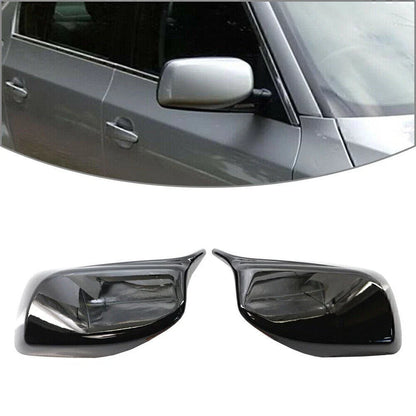 Rear View Mirror Cover Trim Black for BMW E60 E61 (2004-2007)