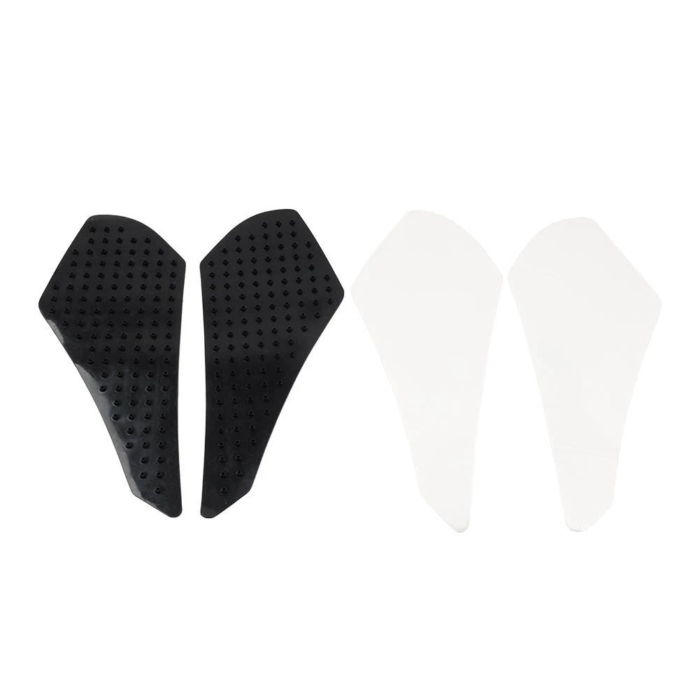 Black Tank Traction Side Pad Decals for Yamaha YZF-R1 (2007–2008)