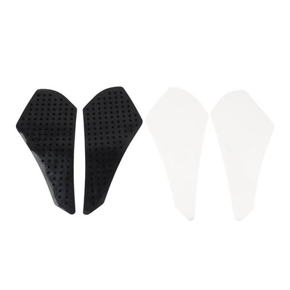 Black Tank Traction Side Pad Decals for Yamaha YZF-R1 (2007–2008)
