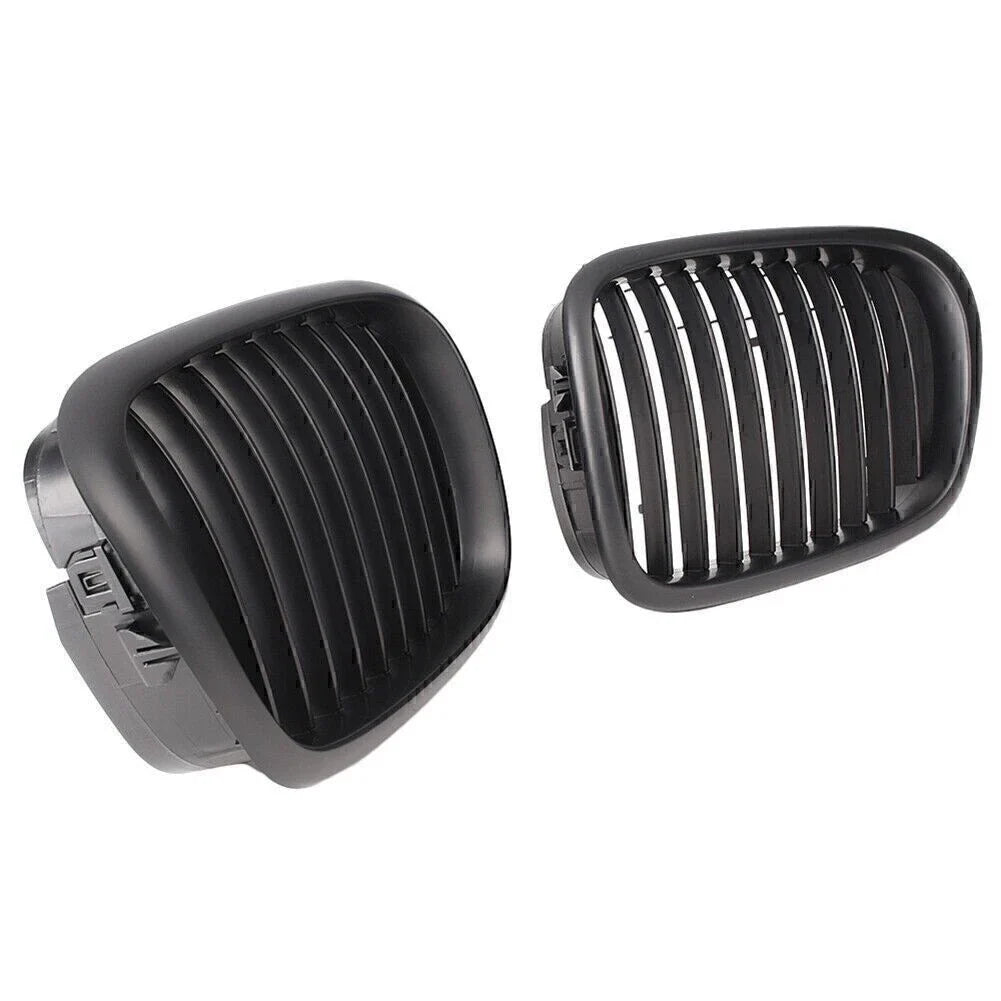 Bumper Grill Mesh Grille for BMW E39 525 528 530 535 M5 (2000-2003) Black