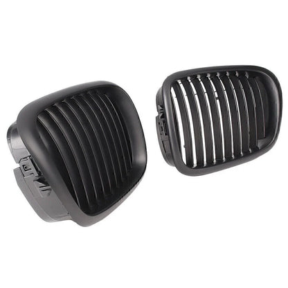 Bumper Grill Mesh Grille for BMW E39 525 528 530 535 M5 (2000-2003) Black