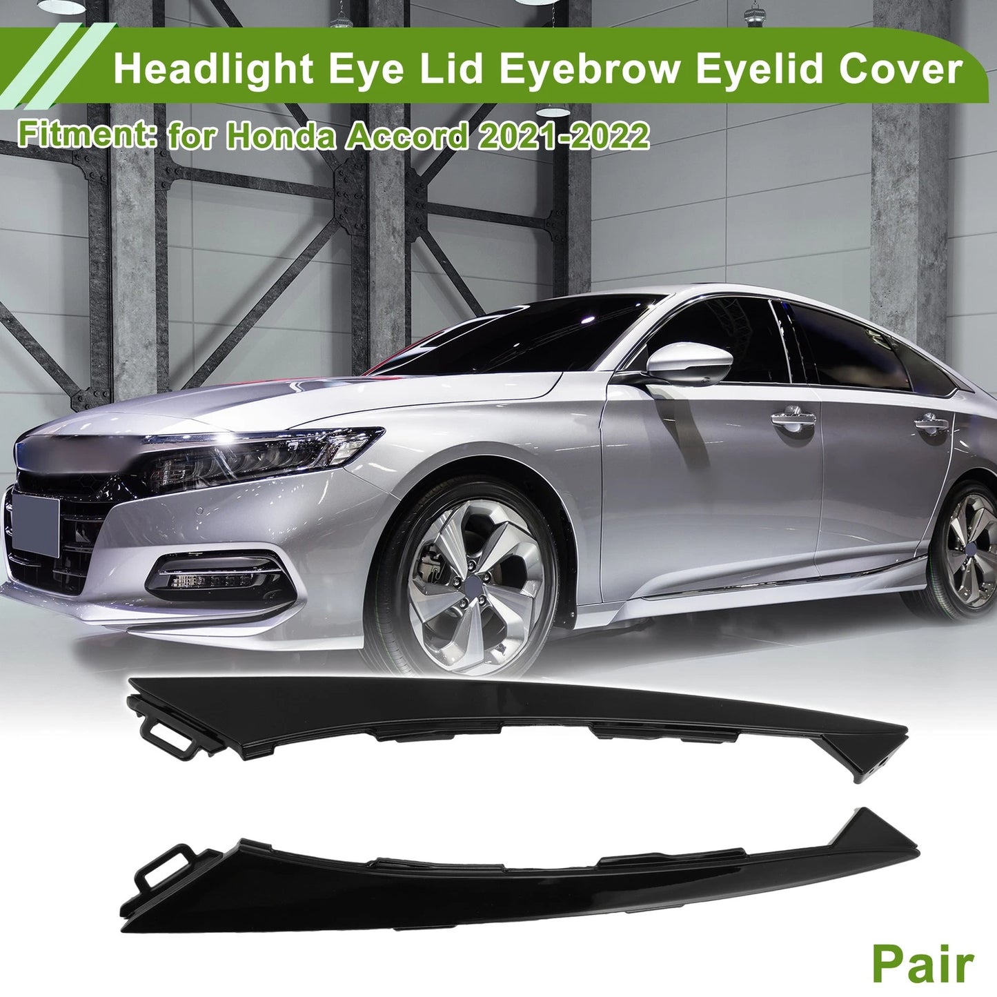 Headlight Eyebrow Eyelid Cover for Honda Accord (2018–2023) No.71119TVAF00