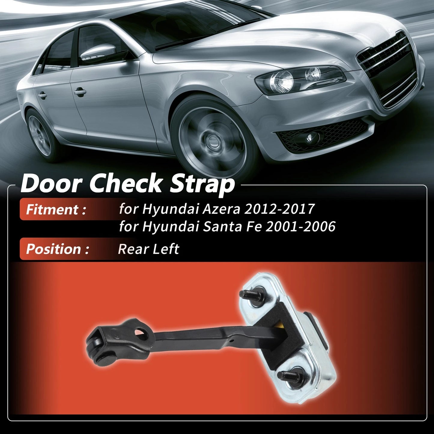 Rear Left Door Check Strap for Hyundai Azera (2012–2017) No.794803V000
