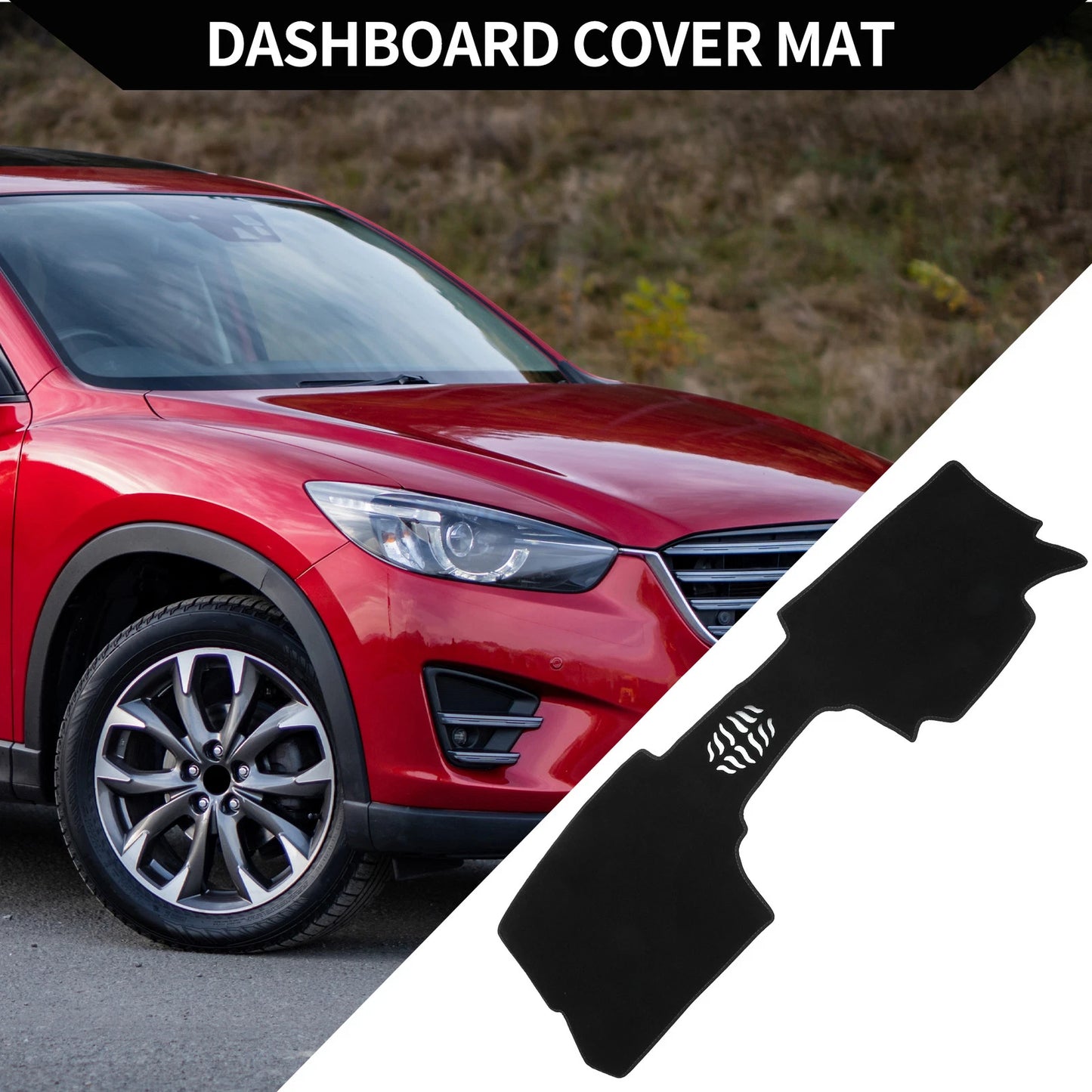 Dashboard Cover Mat for Mazda CX-30 (2020–2024) - Black