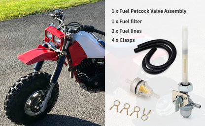 Fuel Petcock for Honda FourTrax TRX300 TRX250 TRX250X TRX200SX (1985–2000)