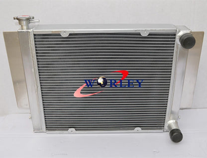 Aluminum Radiator for Mazda RX2 RX3 RX4 RX5 RX7 (1970–1985) 3-Row