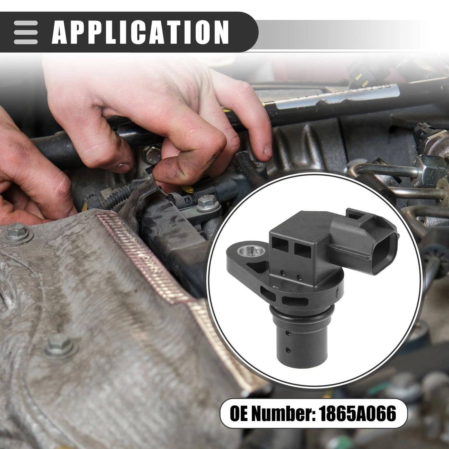 2X Camshaft Position Sensor for Mitsubishi Lancer (2008–2017) No.1865A066