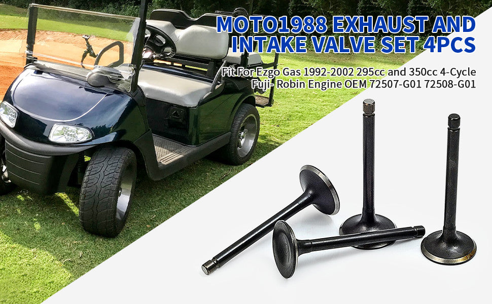 Intake & Exhaust Valve for EZGO Gas Golf Cart (1992–2002)