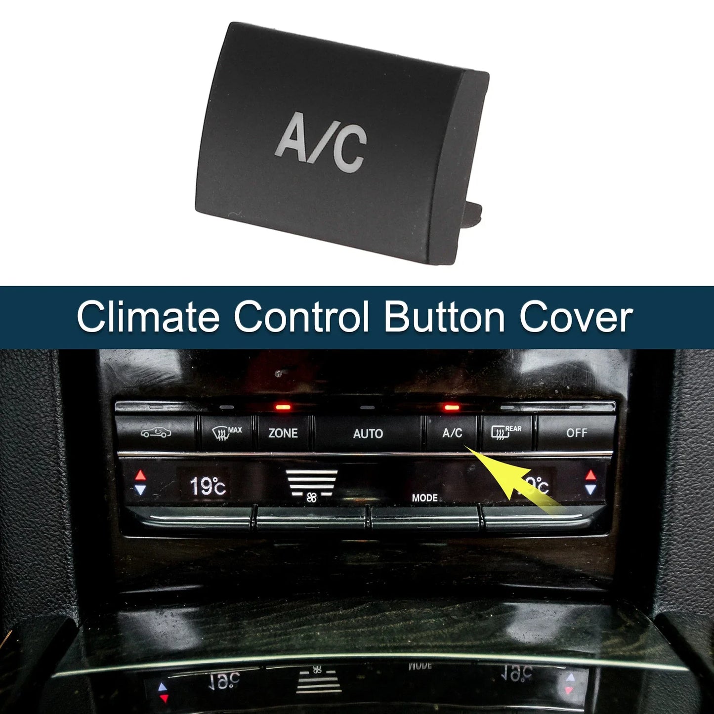 Climate Control Button Cover for Mercedes-Benz E Class (2017-2023)