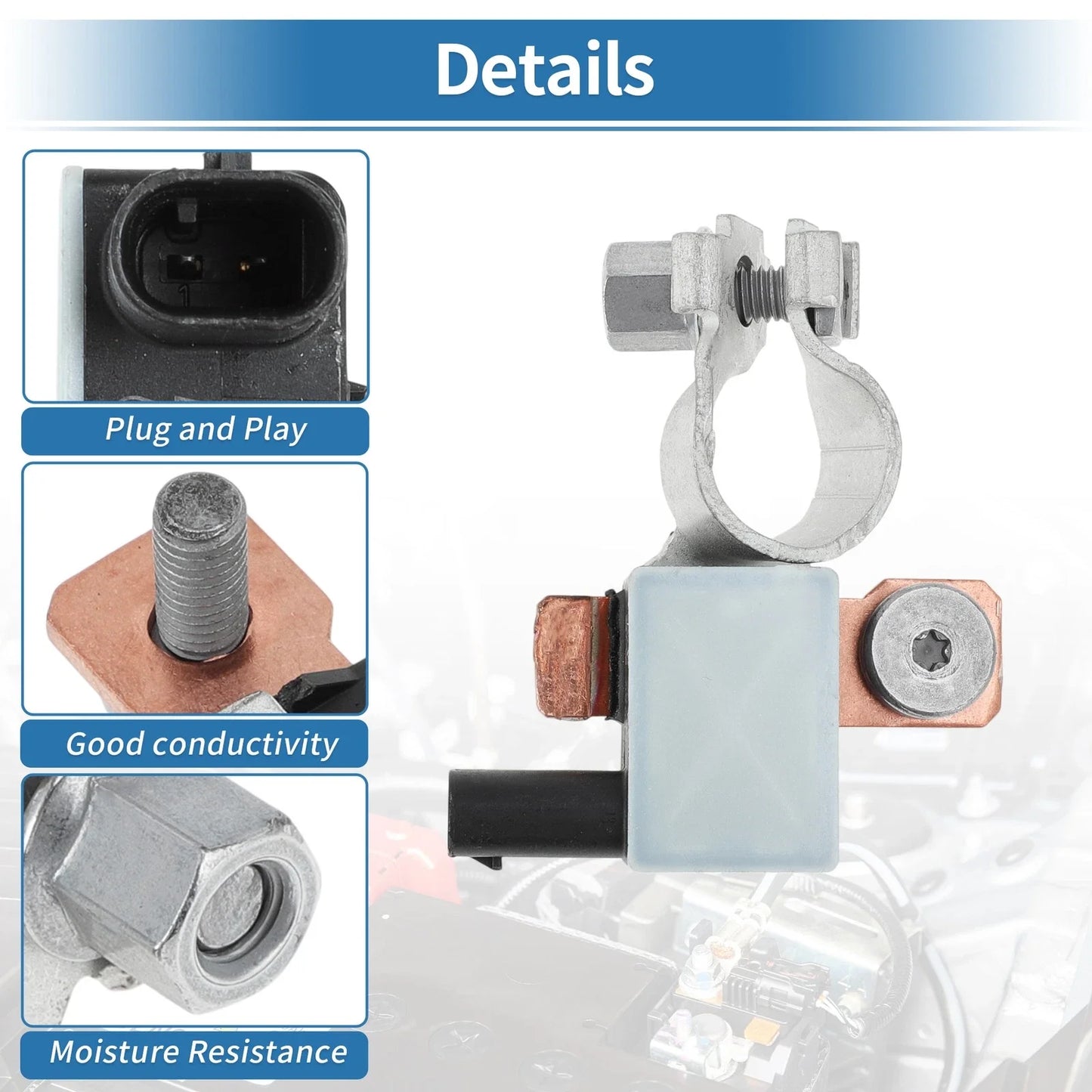 Battery Sensor for Chevrolet Silverado 1500 2.7L 5.3L 6.2L (2019-2022)
