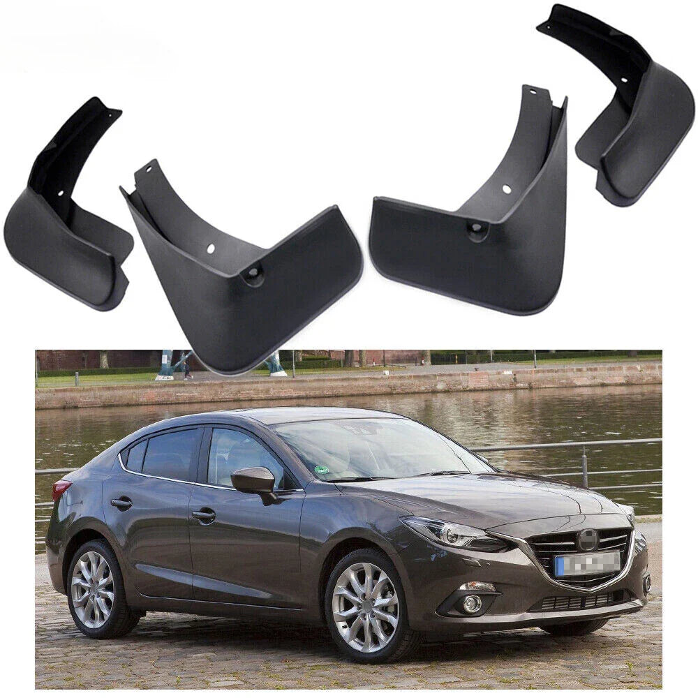 Mudguard Mud Flaps Splash Guards Fender for Mazda 3 Sedan (2014–2018)