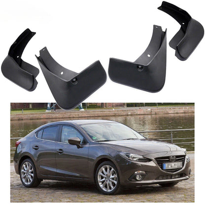 Mudguard Mud Flaps Splash Guards Fender for Mazda 3 Sedan (2014–2018)