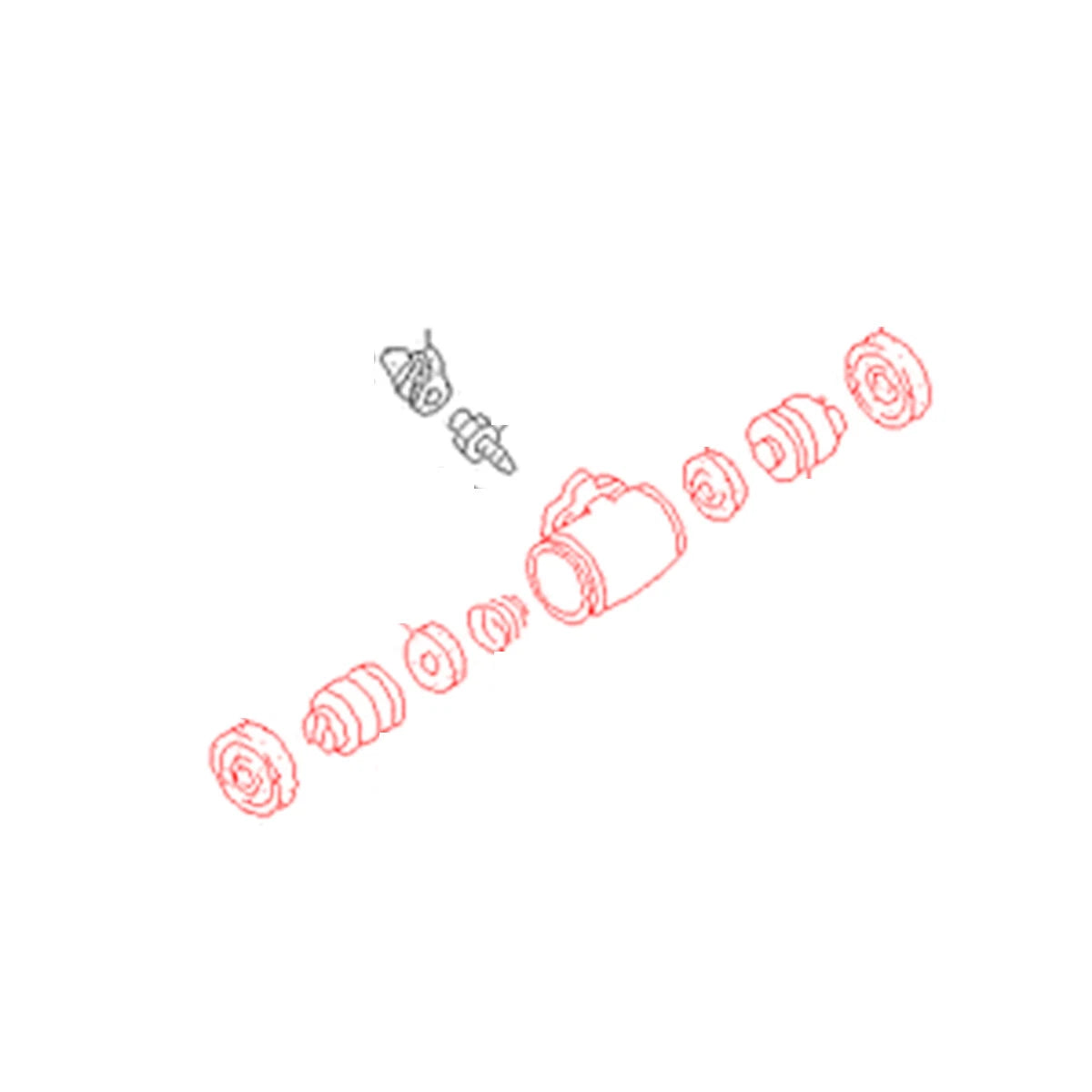 5/8 Rear Wheel Brake Cylinder for Nissan Presea R10 R11 1990-2000