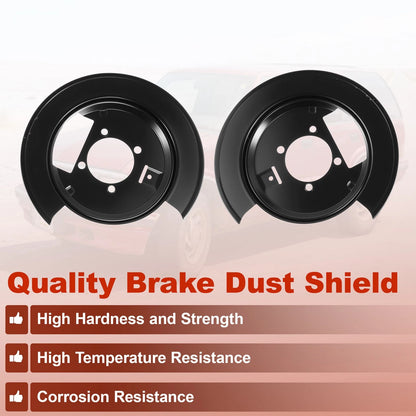 Rear Left Right Brake Dust Shield for Chevrolet Blazer S10 GMC Jimmy (1994–2005) 924-209