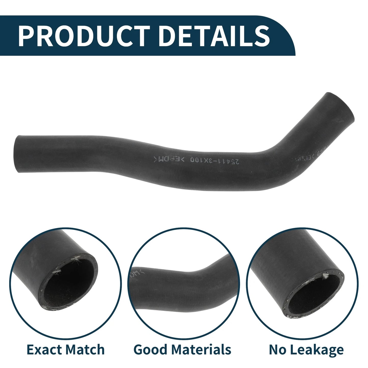 Radiator Hose No. 25411B5000 for Hyundai Elantra (2012–2017)