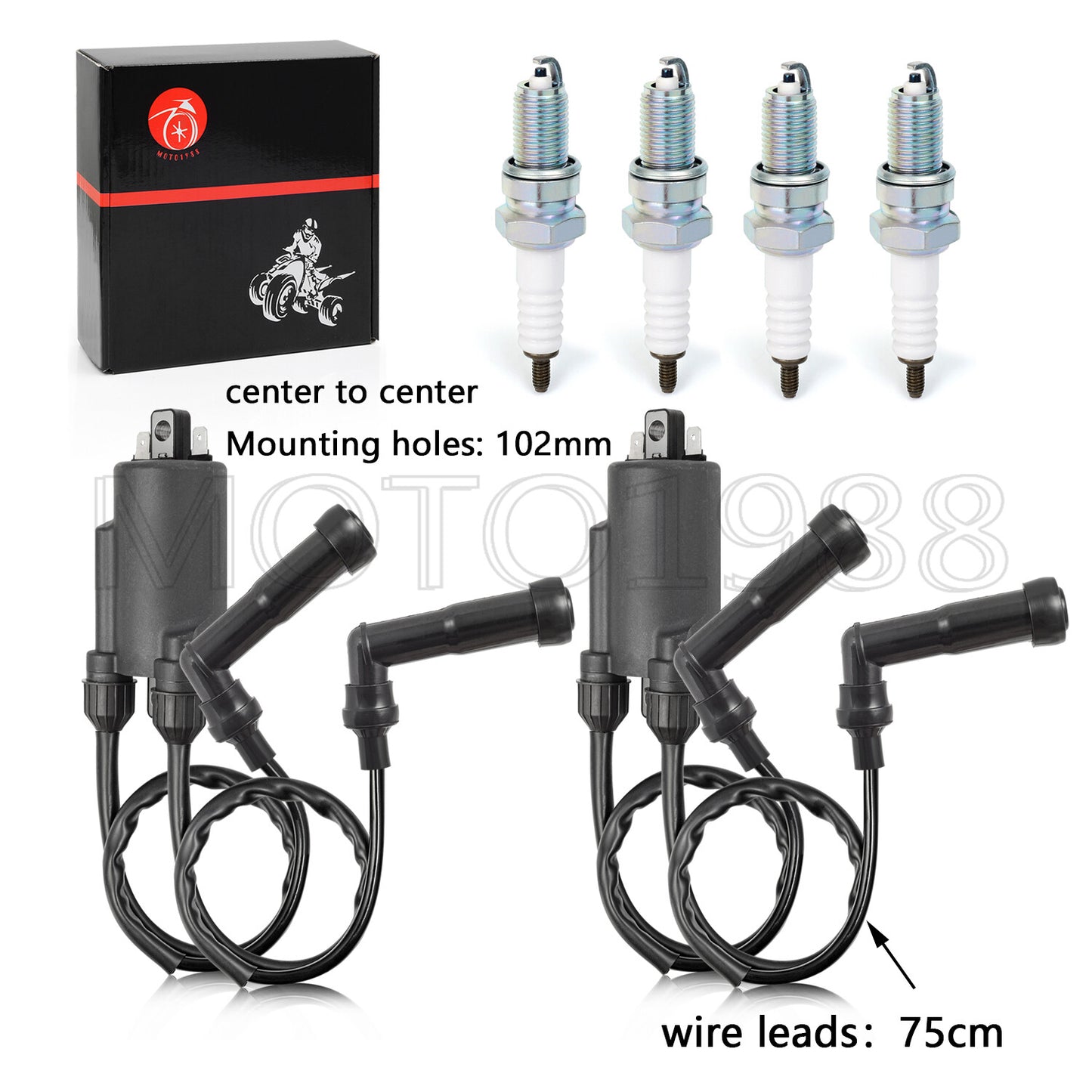 Ignition Coil Set for Honda Goldwing 1200 GL1200 (1984–1987)