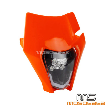 Enduro LED Headlight Kit for KTM XC-W EXC EXC-F FREERIDE 250 300 350 450 500 (2017-2023)