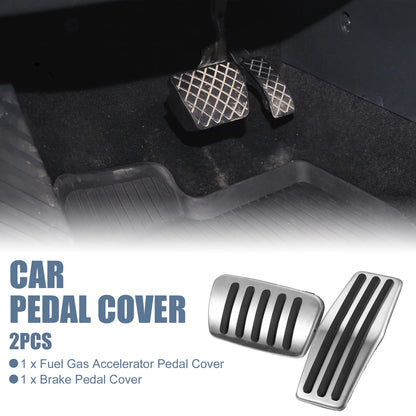 2X Brake Pedal Pad Gas Accelerator Cover for Buick LaCrosse (2010–2016)