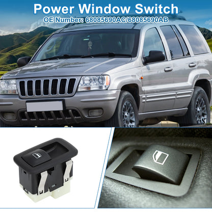 Rear Power Window Switch for Dodge Durango, Jeep Grand Cherokee (No. 68085690AC)