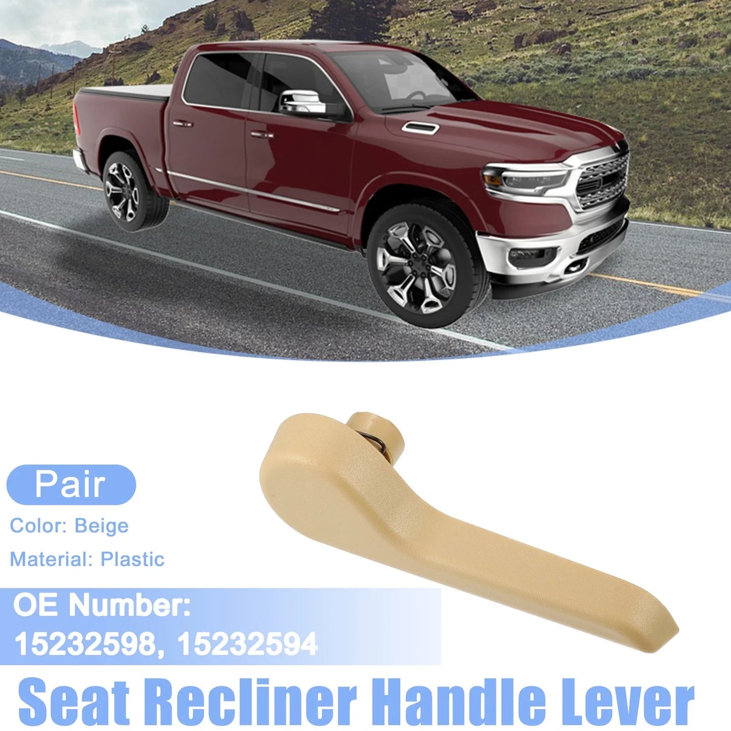 Front Left Right Car Seat Recliner Handle for Chevrolet Avalanche (2002-2013)