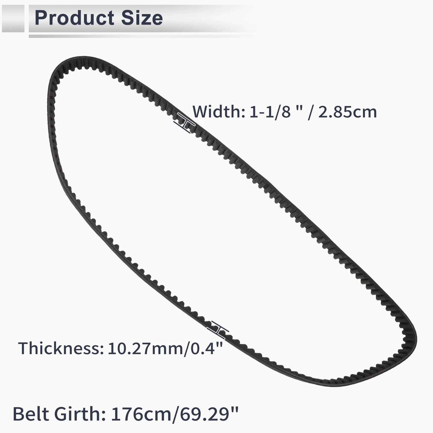 Drive Belt V-Belt No. 4001500 for Harley Davidson Dyna FXD Super Glide (2000–2006)