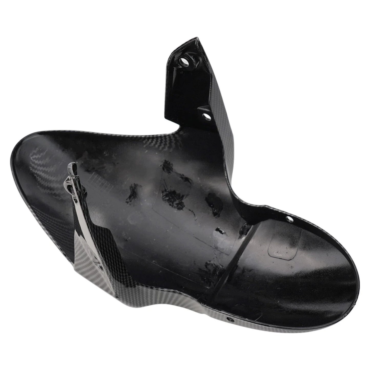 Carbon Fiber Front Tire Mudguard Guard Hugger for Daytona 675 675R (2006–2012)