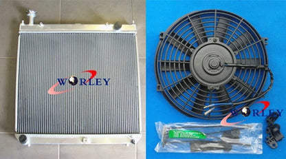 Aluminum Radiator + Fan for Toyota Hiace (1995-2004)