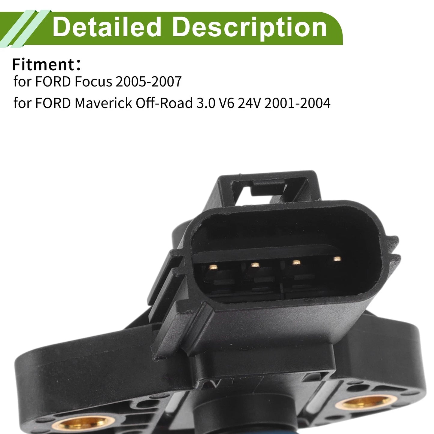 Manifold Absolute Pressure Sensor for Ford Focus (2005–2007) No.3F2E9G756AD