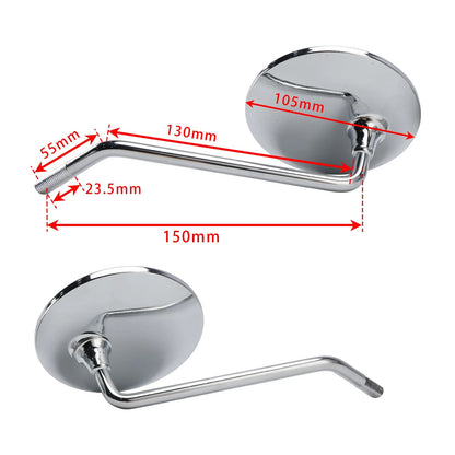 Pair of mirrors for Honda CB700 (1970–1990)