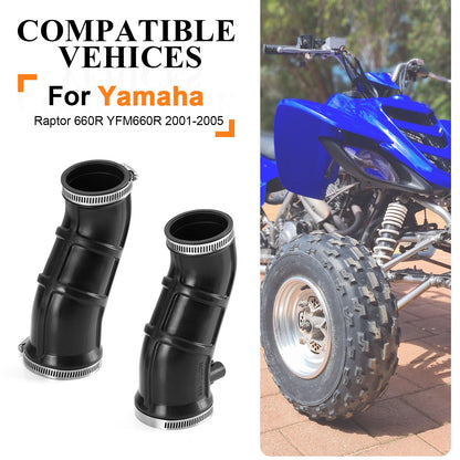 Set of 2 Intake Tubes for Yamaha Raptor 660R (2001–2005)
