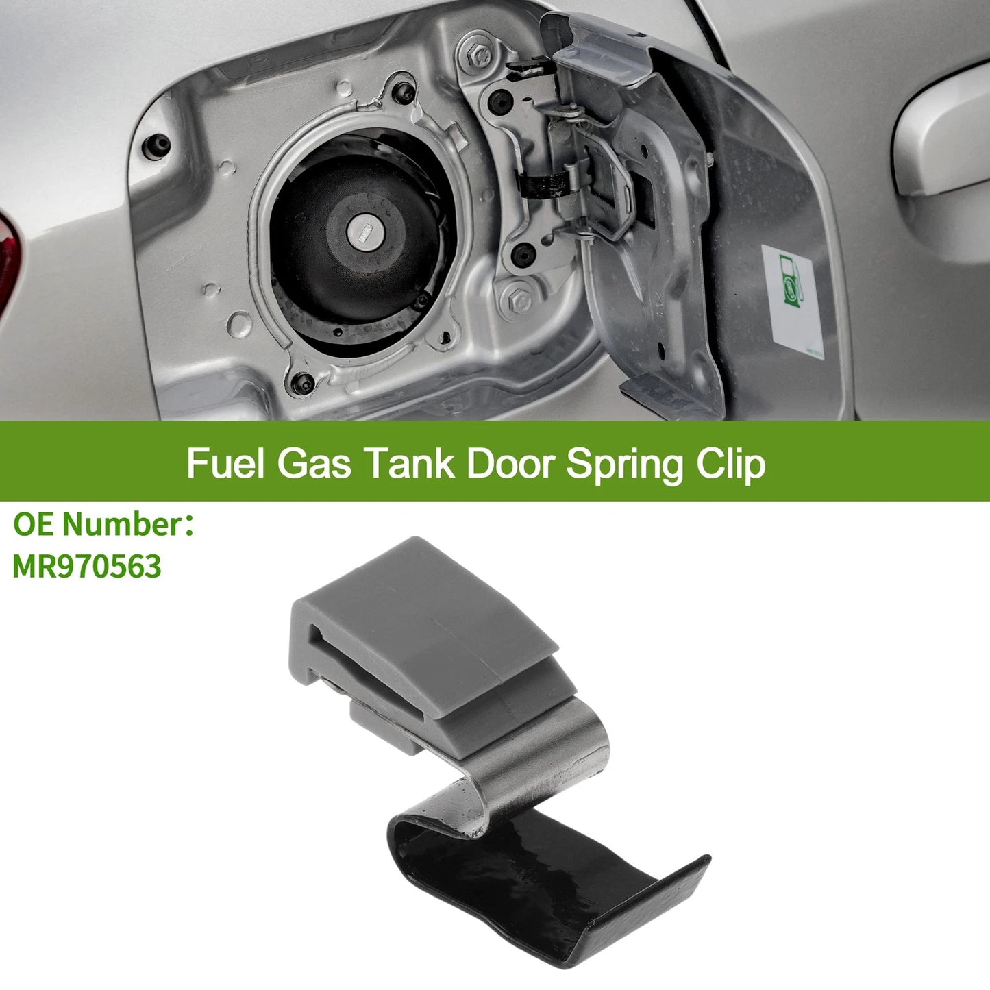 Fuel Gas Tank Door Spring Clip for Mitsubishi 3000GT (1991–1999) MR970563