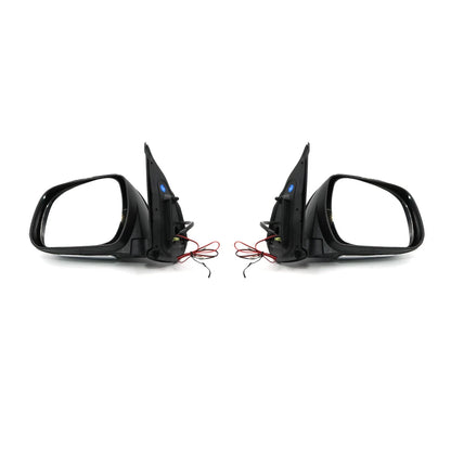 Chrome Electric LED Door Wing Mirror for Toyota Hilux (2005–2015)