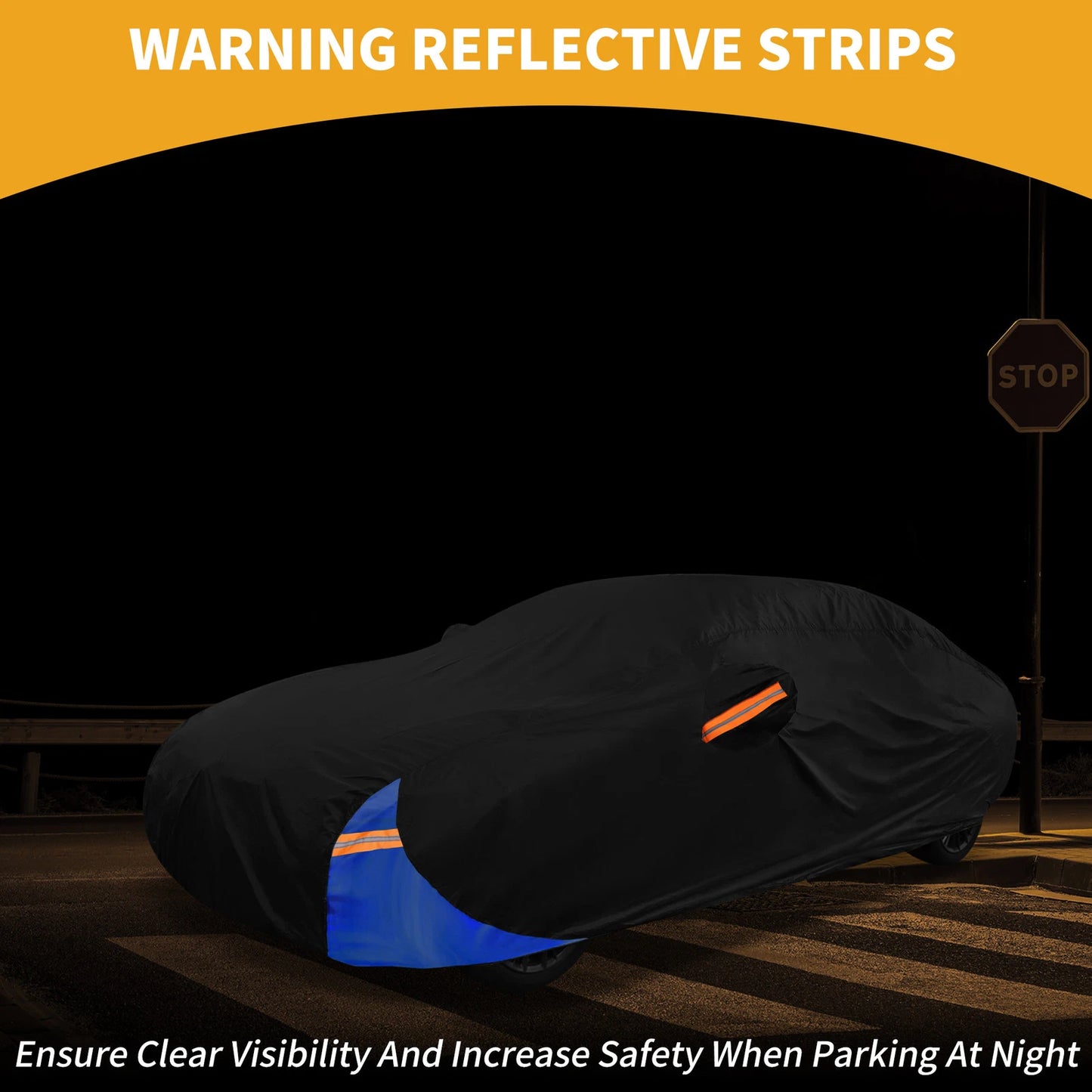 Car Cover Waterproof for Sedan 177" to 185" (Fits Various Models)