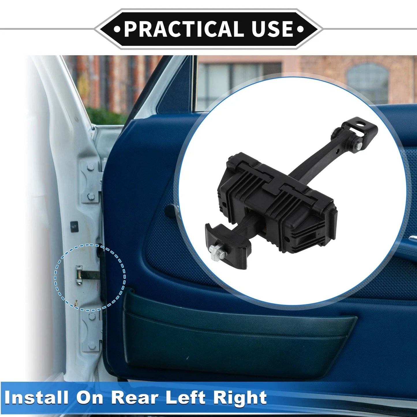 Door Check Strap Limiter Rear Left/Right for BMW 5 Series