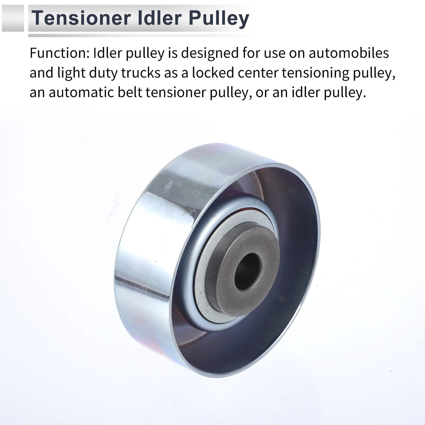 Drive Belt Idler Pulley for Hyundai Sonata, Kia (1990-1998) - 1 x Piece