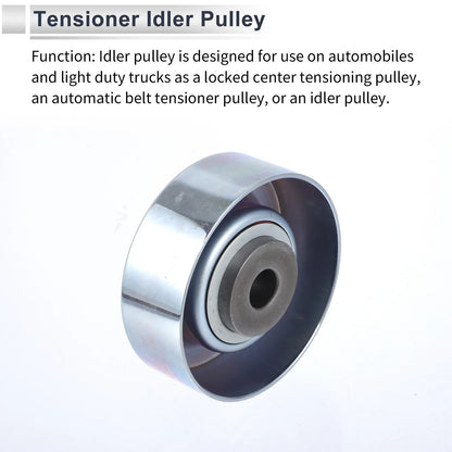 Drive Belt Idler Pulley for Hyundai Sonata, Kia (1990-1998) - 1 x Piece