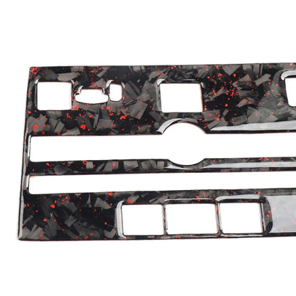 Forged Red CD Panel Frame Cover Trim for Infiniti Q50 Q60 (2014-2019)