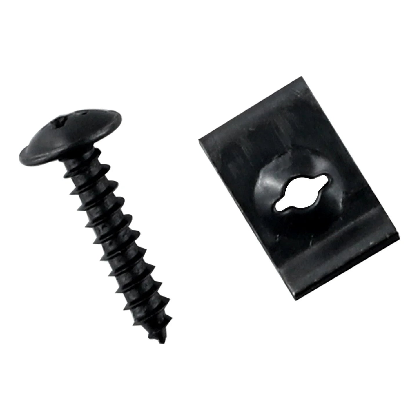 20x U-Type Clip for Bumper Fender Splash Shield Push Type Retainer Metal Hot