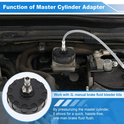 50.7mm Master Cylinder Bleeder Adapter for Mitsubishi Nissan Subaru