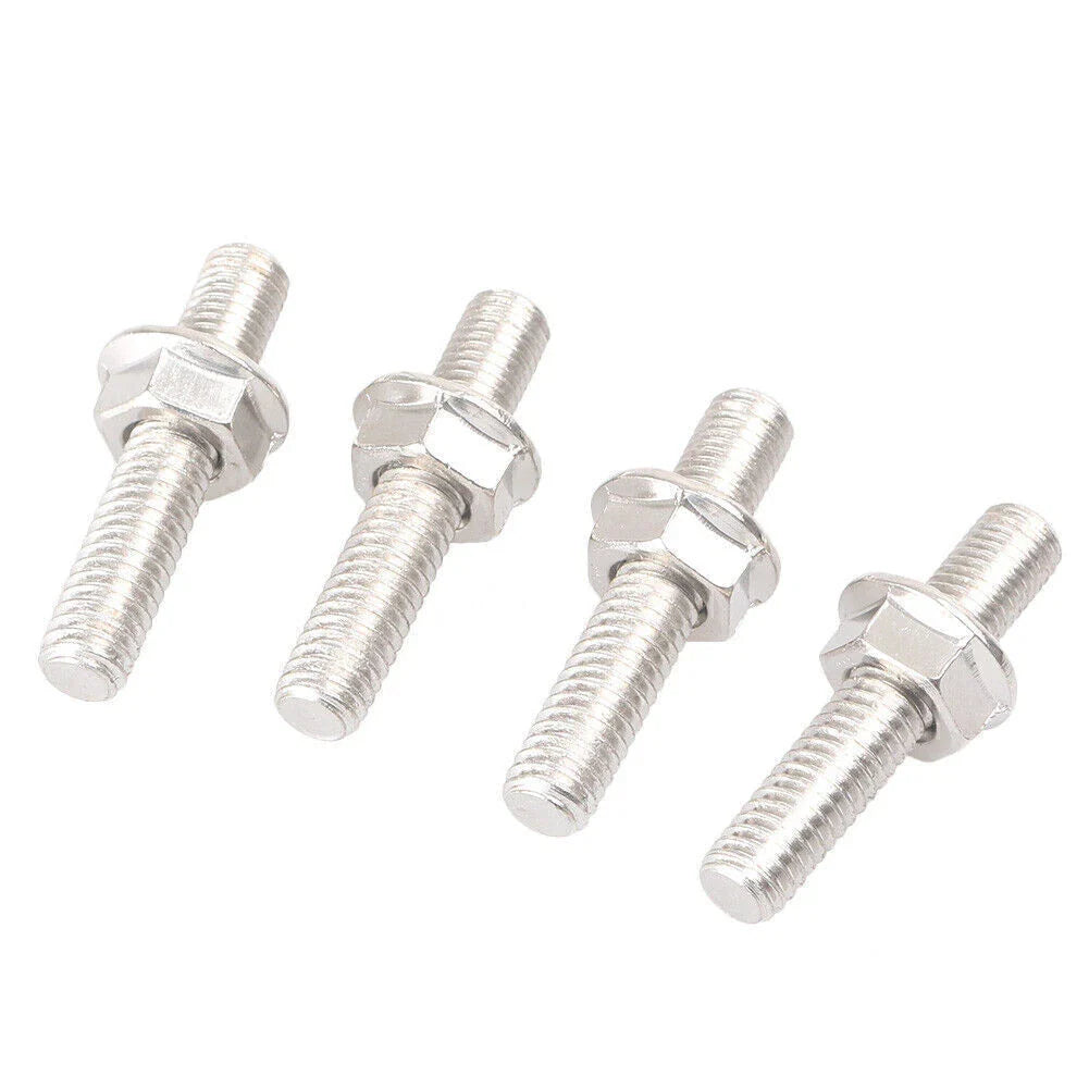 Steel Exhaust Port Studs & Nuts for Harley Sportster XL883 XL1200 Dyna (2004-2023)