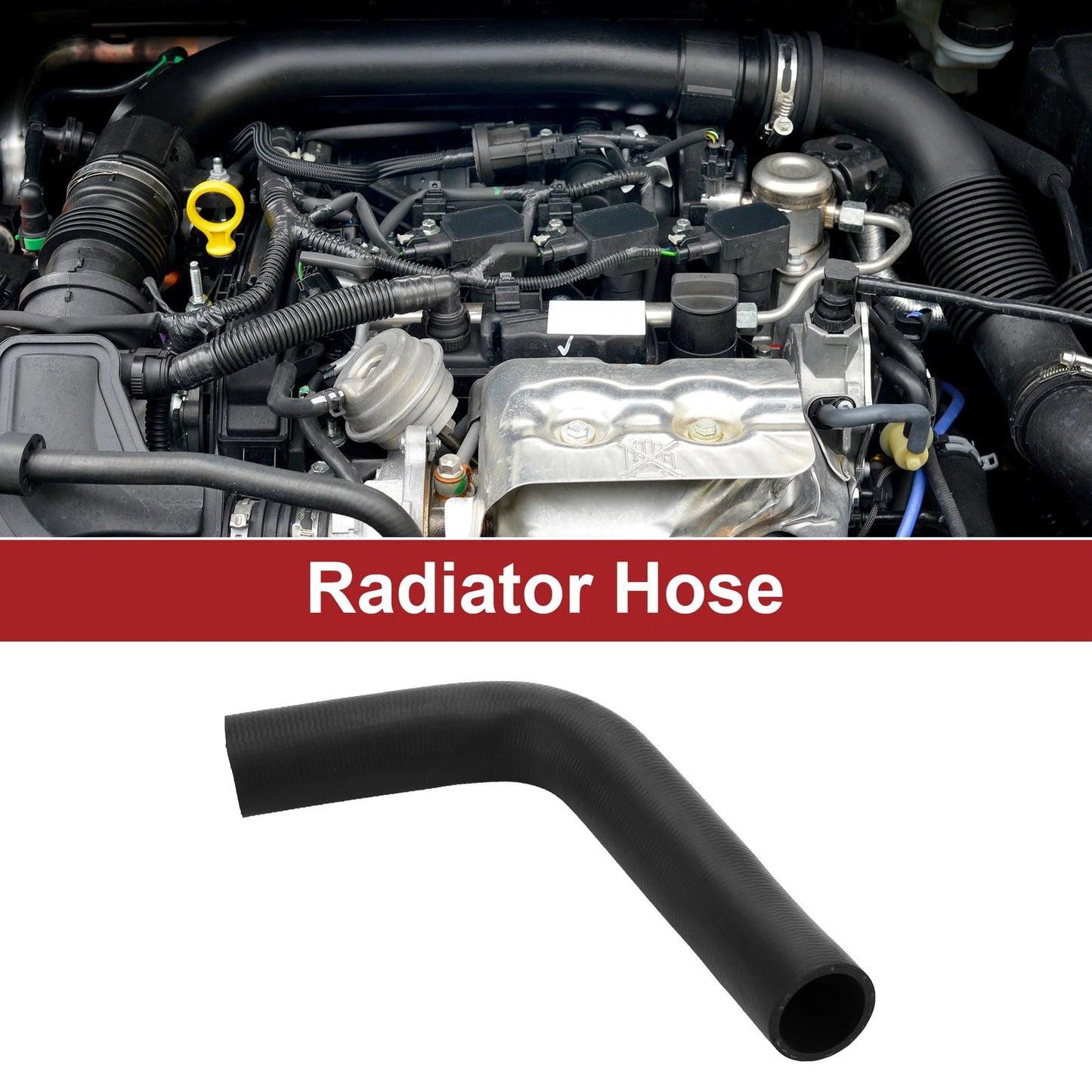 Radiator Hose for Toyota Land Cruiser V8 4.7L (1998–2007) No. 16571-50150 Rubber