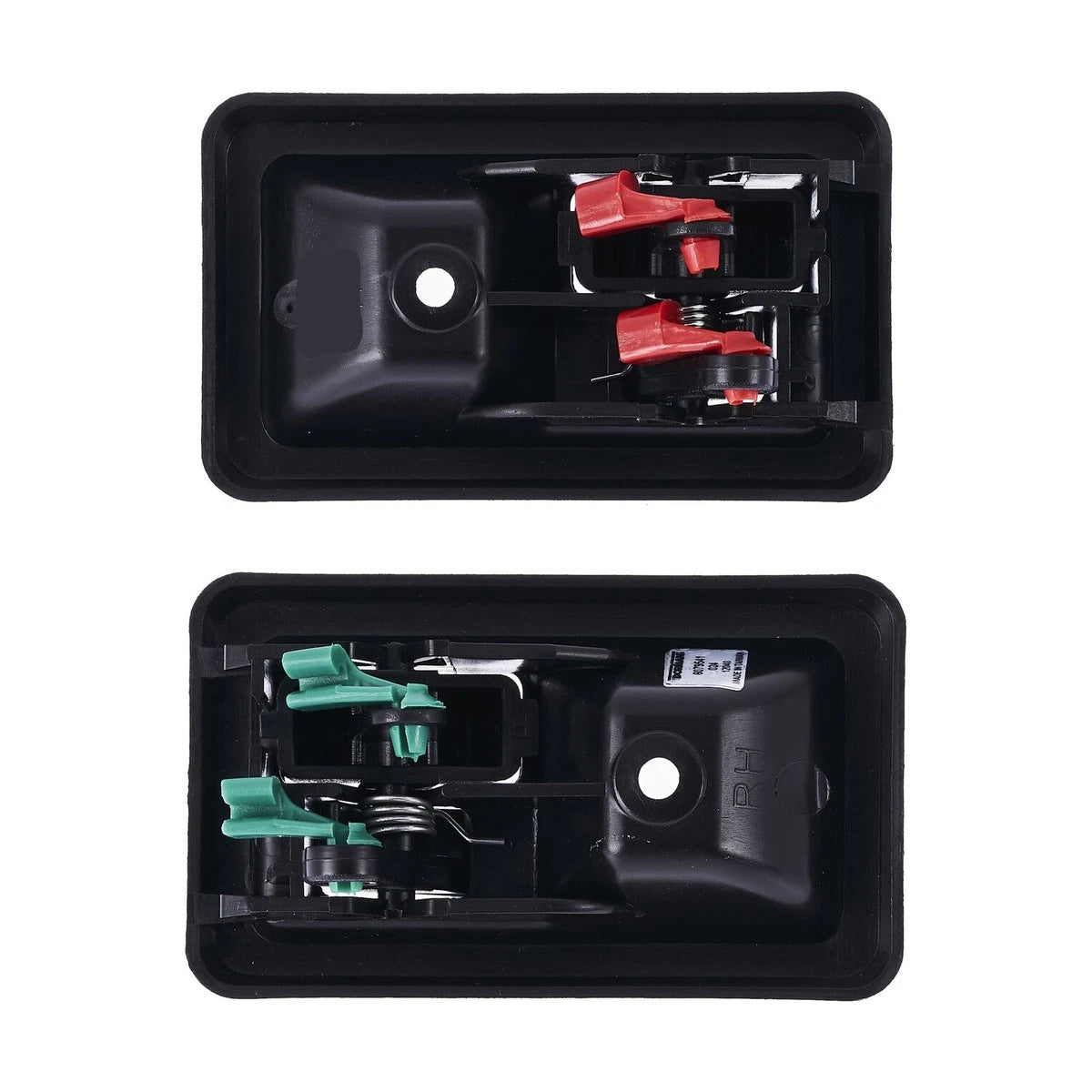 Set of 2 Inner Door Handles for Jeep Wrangler TJ (1996–2007) Black