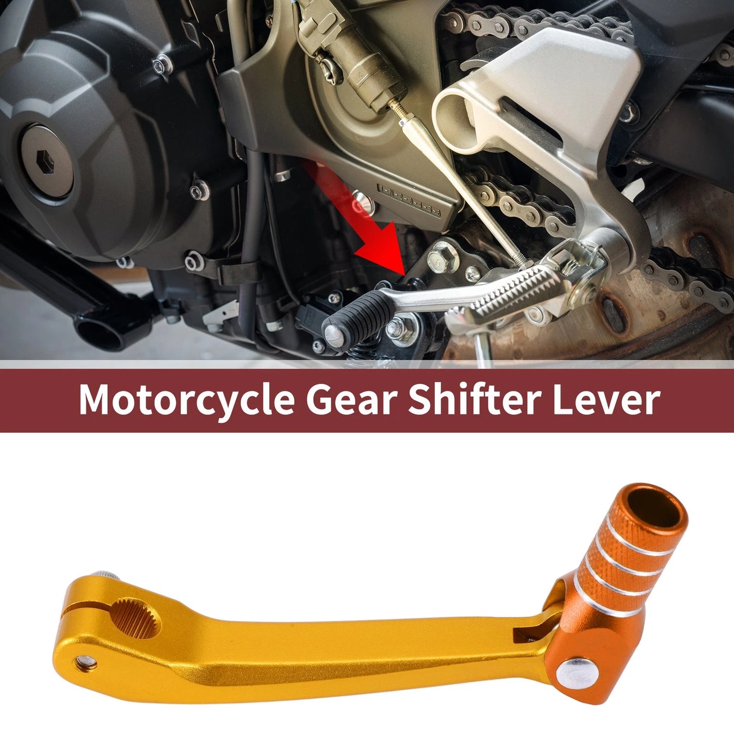 Gear Shift Lever for Honda CRF150F (2003–2023) - Gold, Orange, Silver