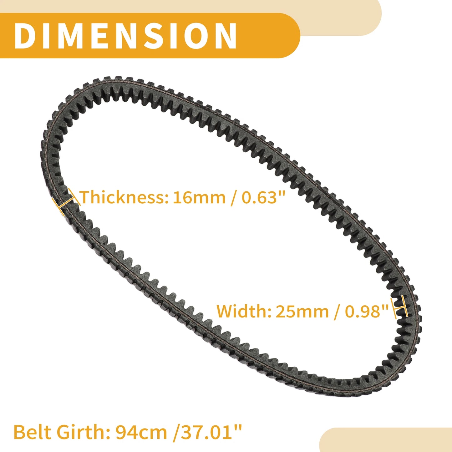 Drive Belt V-Belt for Honda NSS 250 300 (2008–2014)