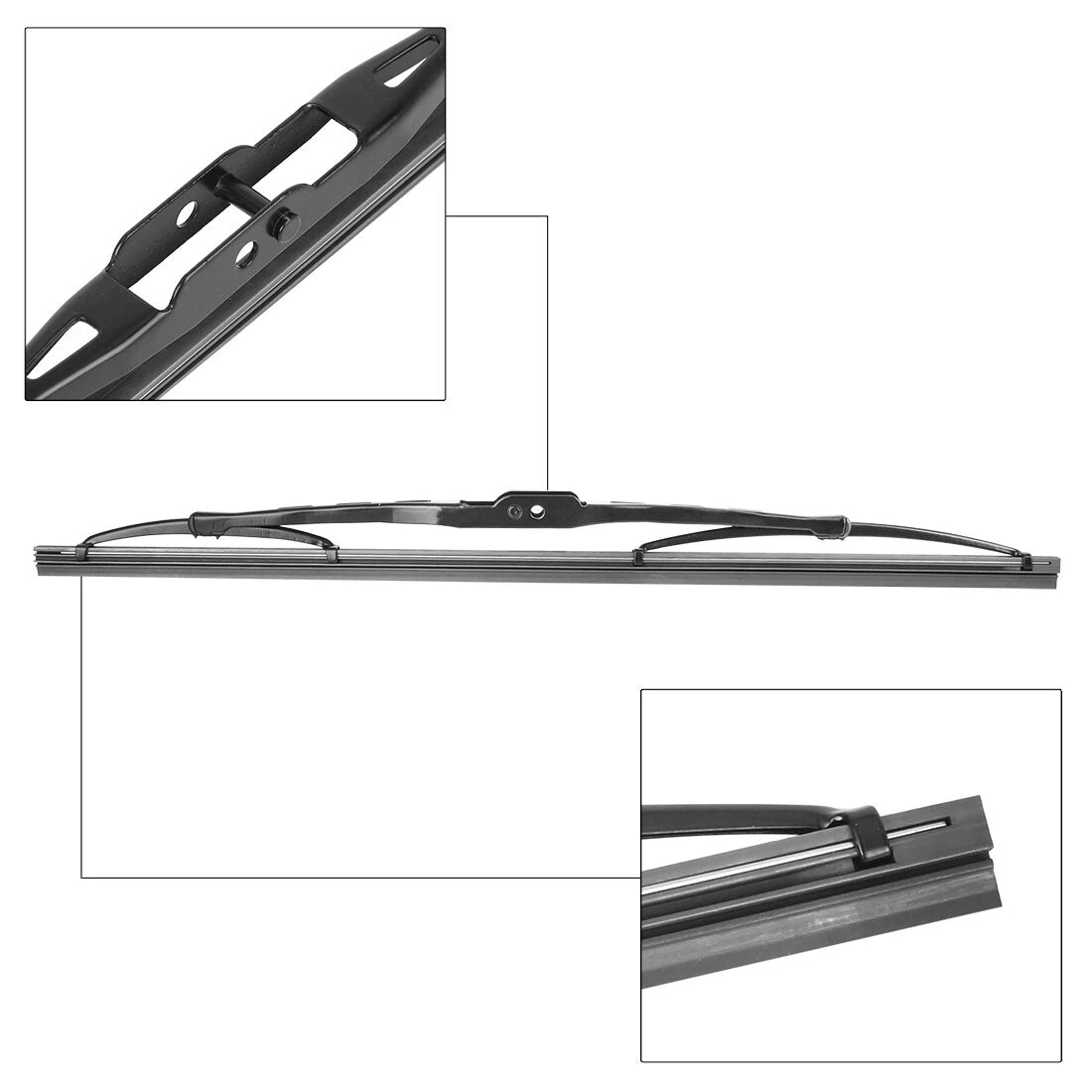 Set of 2 Rear Windshield Wiper Blade Arms for Audi A3 (2003–2013) 430mm