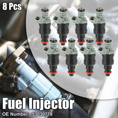 8pcs Flow Matched Fuel Injectors for Ram Jeep (No. 53030778)