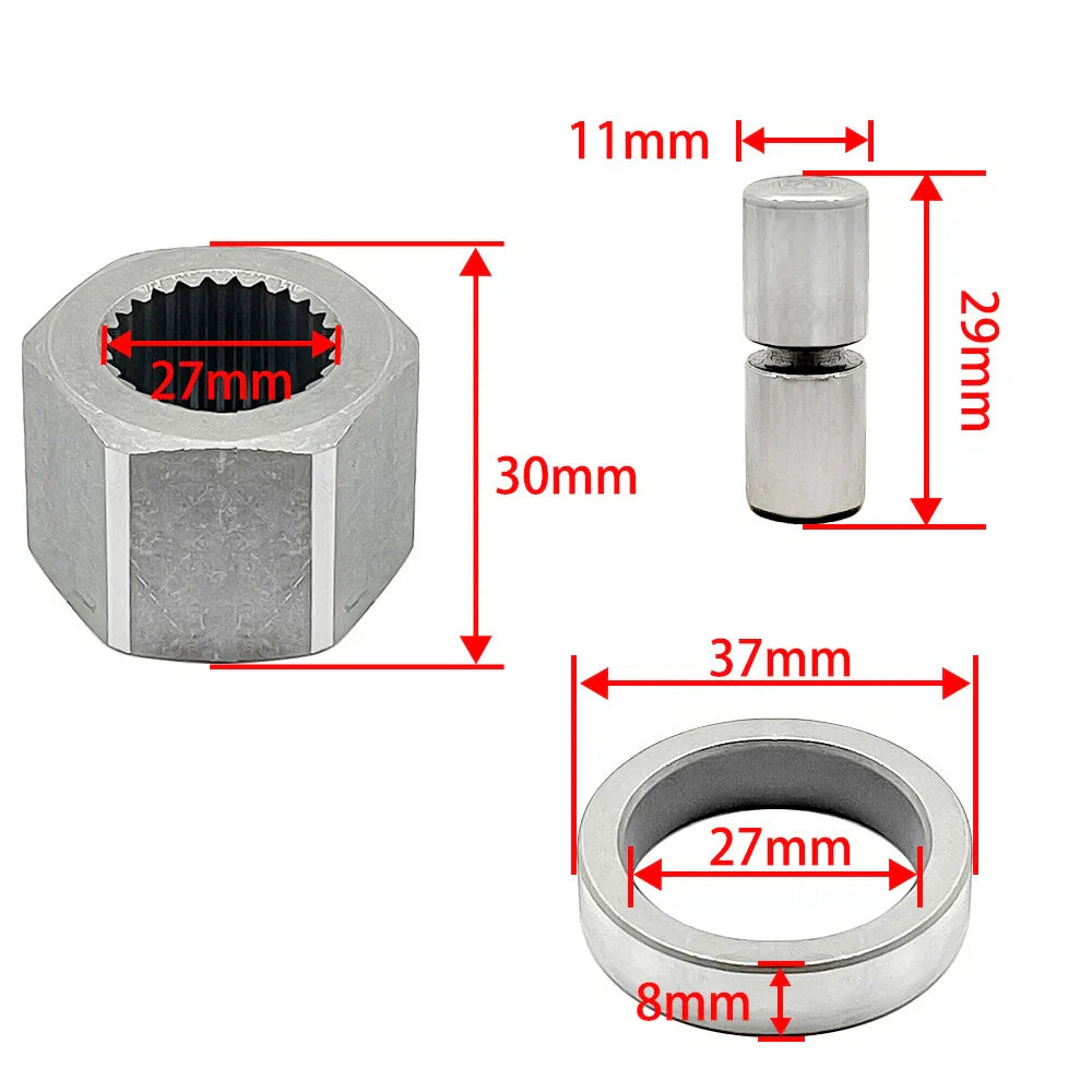 2x Front Wheel HUB CLUTCH for Polaris Sportsman 400 400L 4X4 (1995–2004)