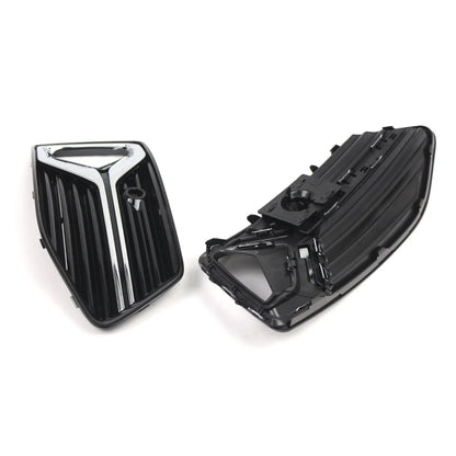 Front Bumper Fog Light Grill Covers for Audi A6 C8 (2019–2023)