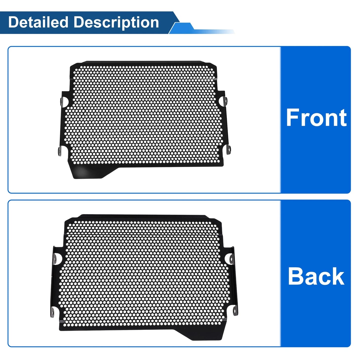 Motorcycle Radiator Grille for Yamaha FZ-07 (2018–2020) Aluminum Alloy